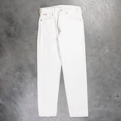 Studio D'Artisan FB-909 High Rise Tapered 14 Oz Denim White