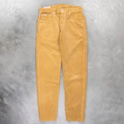 Studio D'Artisan FB-909 High Rise Tapered 9-Wale Corduroy Beige