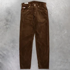 Studio D'Artisan FB-909 High Rise Tapered 9-Wale Corduroy Brown