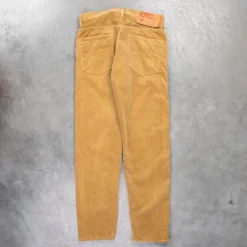 Studio D'Artisan FB-909 High Rise Tapered 9-Wale Corduroy Beige