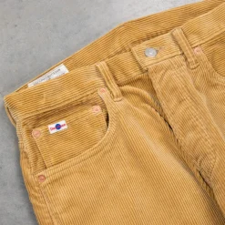 Studio D'Artisan FB-909 High Rise Tapered 9-Wale Corduroy Beige