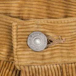 Studio D'Artisan FB-909 High Rise Tapered 9-Wale Corduroy Beige