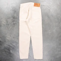 Studio D'Artisan FB-909 High Rise Tapered 13-Wale Corduroy Ivory