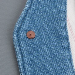 Studio D'Artisan indigo dyed waistcoat model 4413U