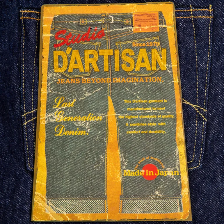 Studio D'artisan SD-801 Regular Straight "Natural Indigo"