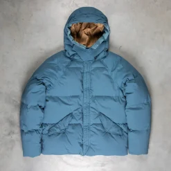 Ten C Artic Down Parka Blu Petrolio