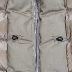 Ten C down liner shearling hooded tan