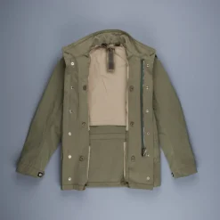 Ten C Field Jacket Garment dyed olive