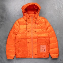 Ten C Hooded Down Liner with pockets Orange Frans Boone Exclusive