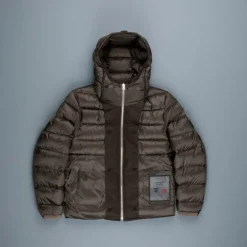 Ten C Hooded Down Liner with pockets Lucertola