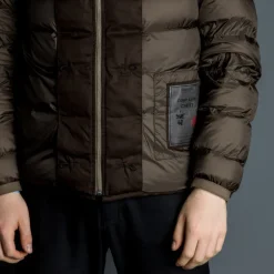 Ten C Hooded Down Liner with pockets Lucertola