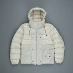 Ten C Hooded Liner With Pockets Grigio Ghiacciaio