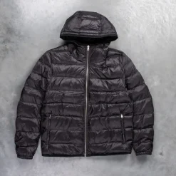 Ten C Hooded Liner With Pockets Black