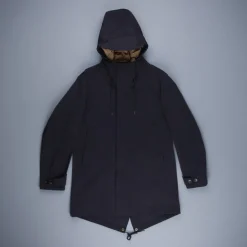 Ten C OJJ piece dyed Core Parka Navy