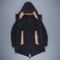 Ten C OJJ piece dyed Core Parka Navy