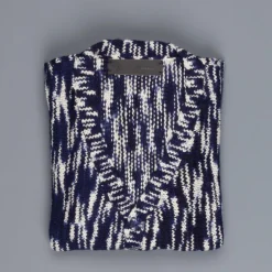 The Elder Statesman 100% Cashmere Rolo Cardigan G Blues