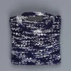 The Elder Statesman 100% cashmere tuck pop crew G blues