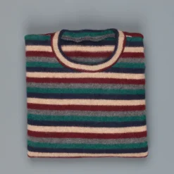 The Elder Statesman 100% Cashmere sunset stripe sweater x Frans Boone - Knokke Le Zoute Edition