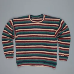 The Elder Statesman 100% Cashmere sunset stripe sweater x Frans Boone - Knokke Le Zoute Edition