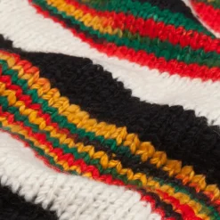 The Elder Statesman 100% Cashmere Rolo Cardigan Rasta