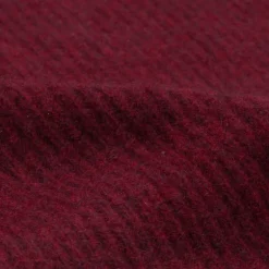 The Elder Statesman 100% cashmere medium ribbed crew Maroon