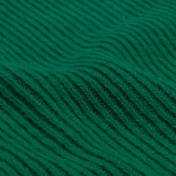 The Elder Statesman 100% cashmere medium ribbed crew Kelly Green
