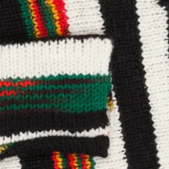 The Elder Statesman 100% Cashmere Rolo Cardigan Rasta