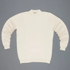 The Elder Statesman Alpaca Lightweight Call her crew White