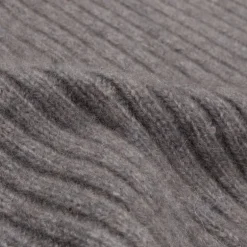 The Elder Statesman for Frans Boone 100% cashmere Odyssey Ribbed Turtleneck Grey Red Navy