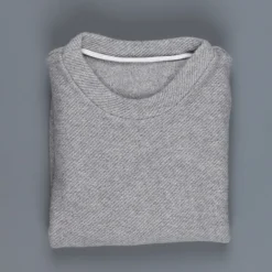 The Elder Statesman Herring Crew Light Grey