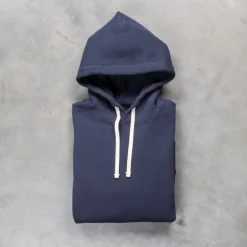 The Real McCoy's 10 Oz Loopwheel Parka Navy