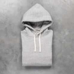 The Real McCoy's 10 Oz Loopwheel Parka Gray