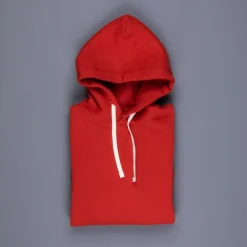 The Real McCoy's 10 Oz Loopwheel Parka Cherry