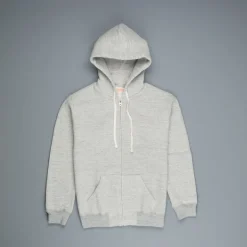 The Real McCoy's 10 oz. Loopwheel F/Z Parka Heather Grey