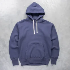 The Real McCoy's 10 Oz Loopwheel Parka Navy