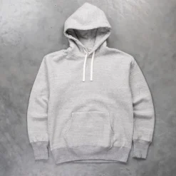 The Real McCoy's 10 Oz Loopwheel Parka Gray