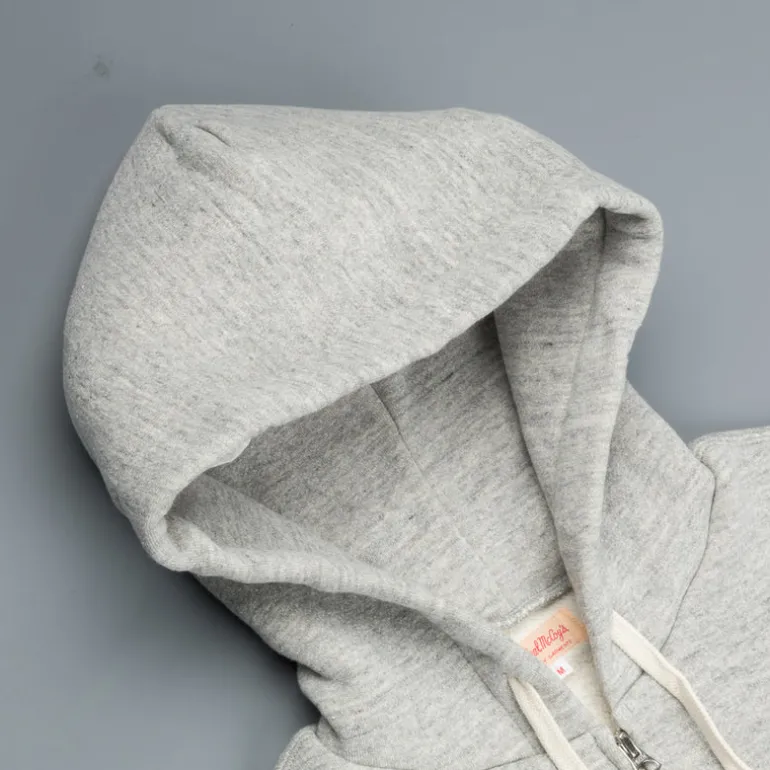 The Real McCoy's 10 oz. Loopwheel F/Z Parka Heather Grey