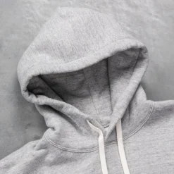 The Real McCoy's 10 Oz Loopwheel Parka Gray