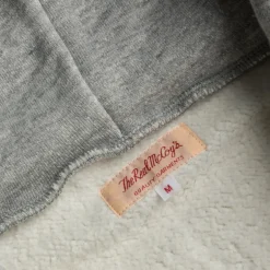 The Real McCoy's 10 oz. Loopwheel F/Z Parka Heather Grey