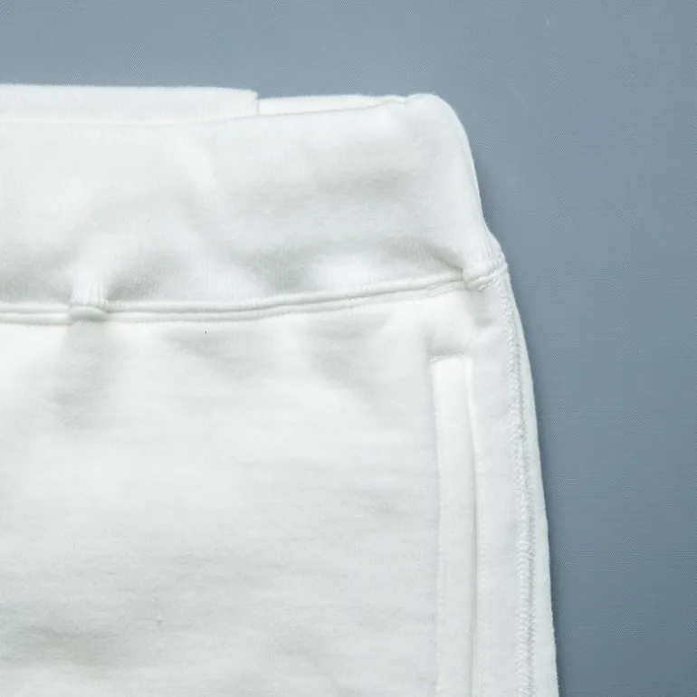 The Real McCoy's 9 Oz Loopwheel Shorts Milk