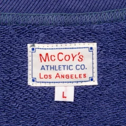 The Real McCoy's 9 Oz. Loopwheel Raglan Sweatshirt MQ Navy