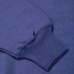 The Real McCoy's 9 Oz. Loopwheel Raglan Sweatshirt MQ Navy