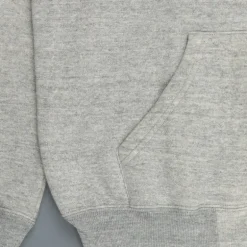 The Real McCoy's 10 oz. Loopwheel F/Z Parka Heather Grey