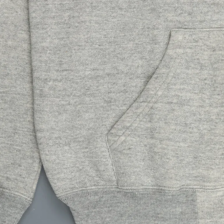The Real McCoy's 10 oz. Loopwheel F/Z Parka Heather Grey