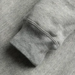 The Real McCoy's 10 oz. Loopwheel F/Z Parka Heather Grey