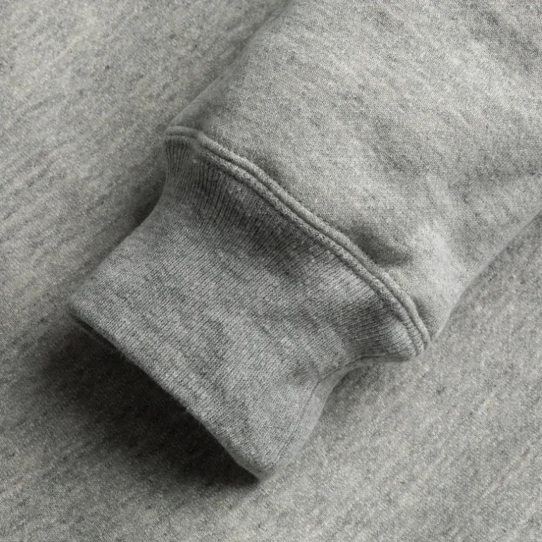 The Real McCoy's 10 oz. Loopwheel F/Z Parka Heather Grey