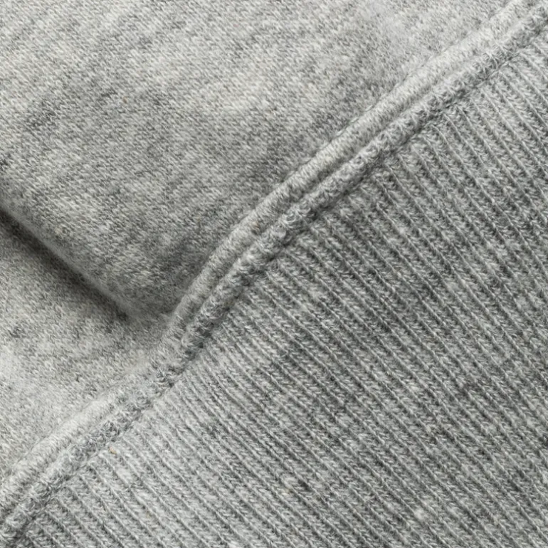 The Real McCoy's 10 oz. Loopwheel F/Z Parka Heather Grey