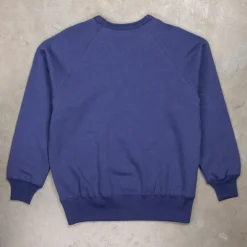 The Real McCoy's 9 Oz. Loopwheel Raglan Sweatshirt MQ Navy