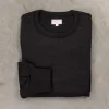 The Real McCoy's Athletic L/S T-shirt / Loopwheel Black