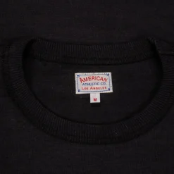 The Real McCoy's Athletic L/S T-shirt / Loopwheel Black